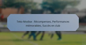 Teko Modise : Récompenses, Performances mémorables, Succès en club